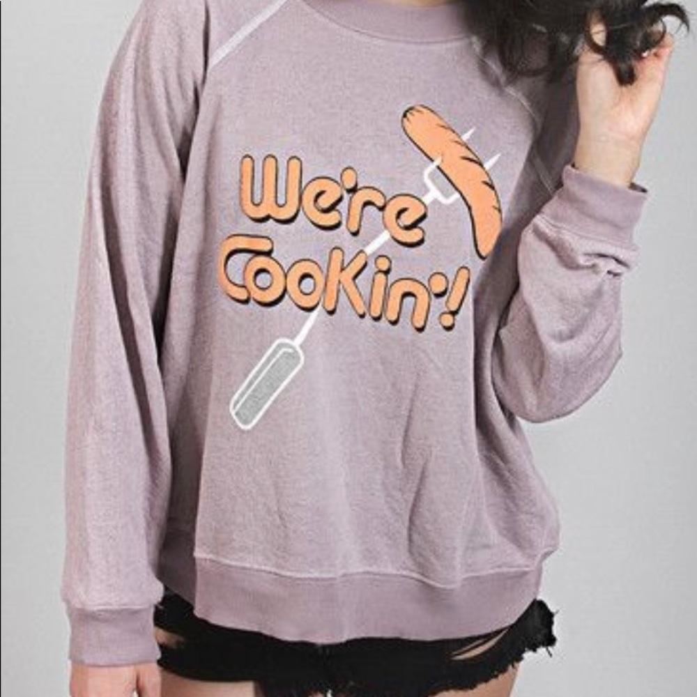 NWOT Wildfox We’re Cookin’ Kim Sweater Small